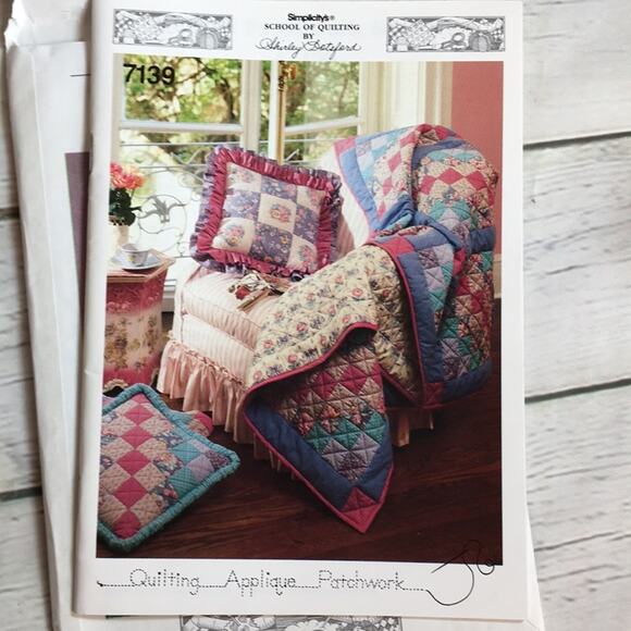 Vintage 1990 Simplicity School of Quilting Pattern 7139 by Shirley Botsford - Picture 5 of 10
